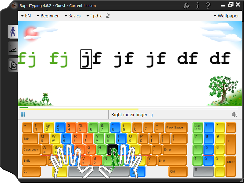 arabic keyboard typing practice